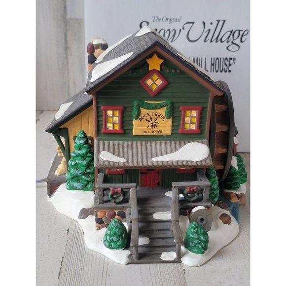 Dept 56 54932 Rock Creek Millhouse Snow Village accessory Xmas - Picture 2 of 10